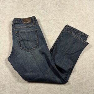 Lee Dungarees Vintage Slim Fit Men Jeans Blue Wash Size 32x30 Cotton